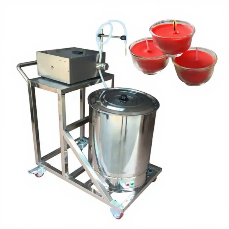 Candle Making Gel Wax - เครื่องทำเทียนแบบตั้งโต๊ะรุ่นใหม่ พร้อมใบรับรอง YWM สำหรับเติมขี้ผึ้งจากถั่วเหลือง/ปาล์ม/ผึ้ง/เจล