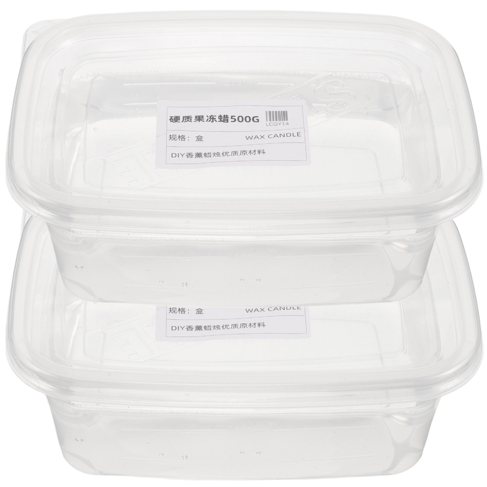 Candle Making Gel Wax - เจลแว็กซ์ใสสำหรับทำเทียน 1 กก./2.2 ปอนด์ เจลแว็กซ์ใส ความหนาแน่นสูง