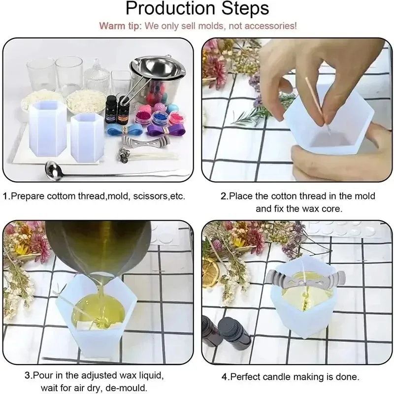 Candle Making Gel Wax - แม่พิมพ์เทียนซิลิโคนทรงกระบอก รุ่นใหม่ ปี 2026 สำหรับงานหล่อเรซิ่นอีพ็อกซี่ งานฝีมือ