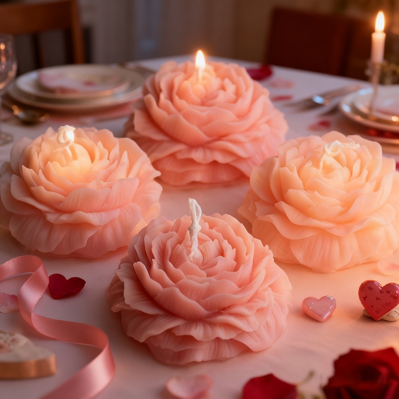 แม่พิมพ์ซิลิโคนรูปหัวใจลายดอกโ - Candle Making Bath บทวิจารณ์และราคา