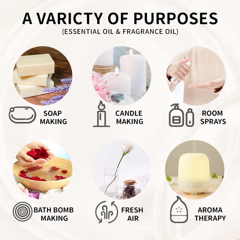 10ML น้ํามันหอมระเหยพืชทํา Dif - Candle Making Bath บทวิจารณ์และราคา