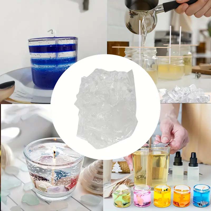 50g/100g/200g Clear Jelly Wax  - Candle Making Gel Wax บทวิจารณ์และราคา