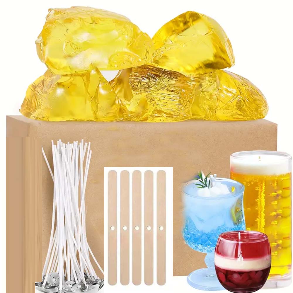 200g สีเหลืองเจลใส Jelly Wax ส - Candle Making Gel Wax บทวิจารณ์และราคา
