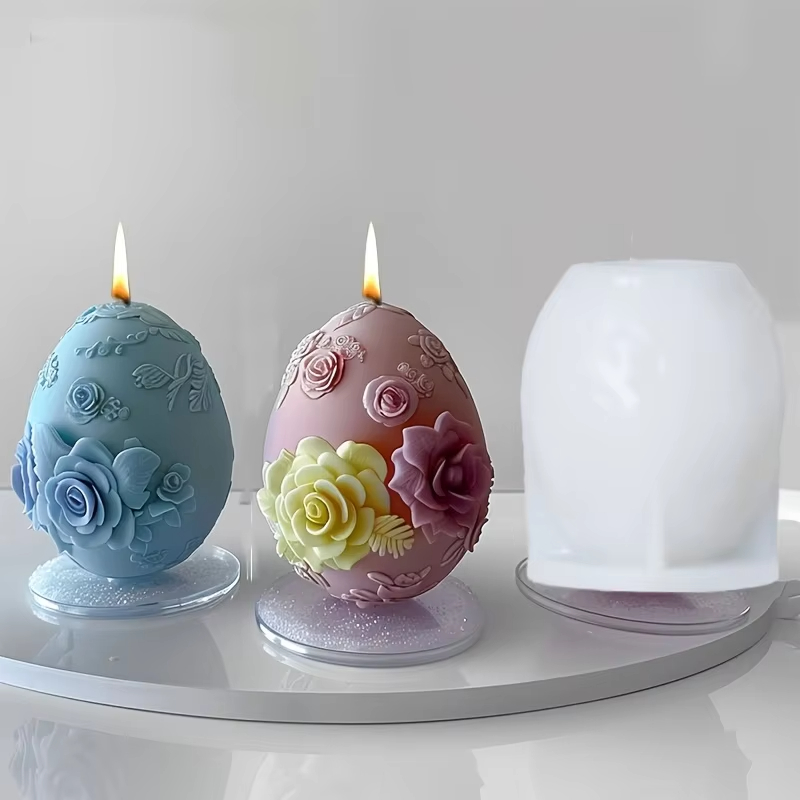 แม่พิมพ์ไข่ดอกไม้ลายนูน ใช้ซ้ำ - Candle Making Bath บทวิจารณ์และราคา