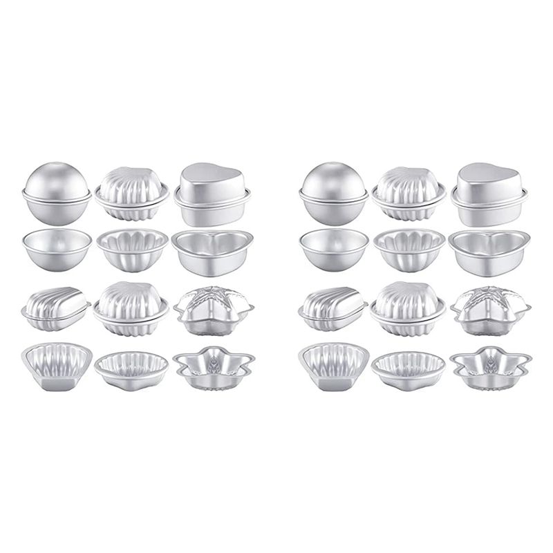 ABKS-24 ชิ้น 6 รูปทรง แม่พิมพ์ - Candle Making Bath บทวิจารณ์และราคา