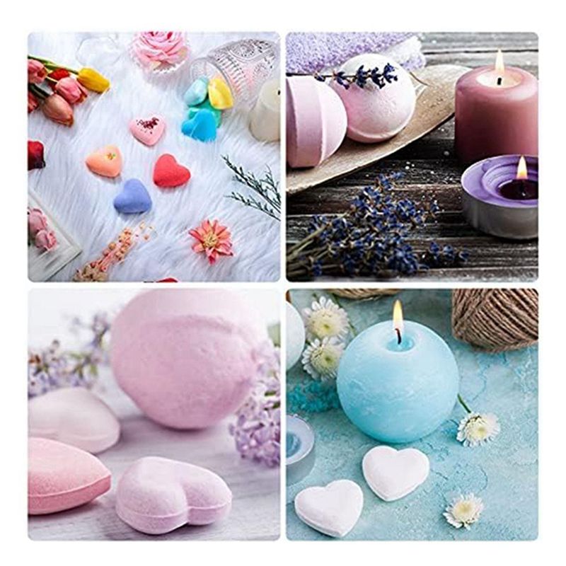 ABKS-24 ชิ้น 6 รูปทรง แม่พิมพ์ - Candle Making Bath บทวิจารณ์และราคา