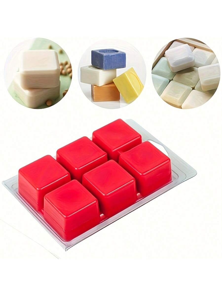 ถาดพลาสติกใสทรงสี่เหลี่ยม 6 หล - Candle Making Gel Wax บทวิจารณ์และราคา