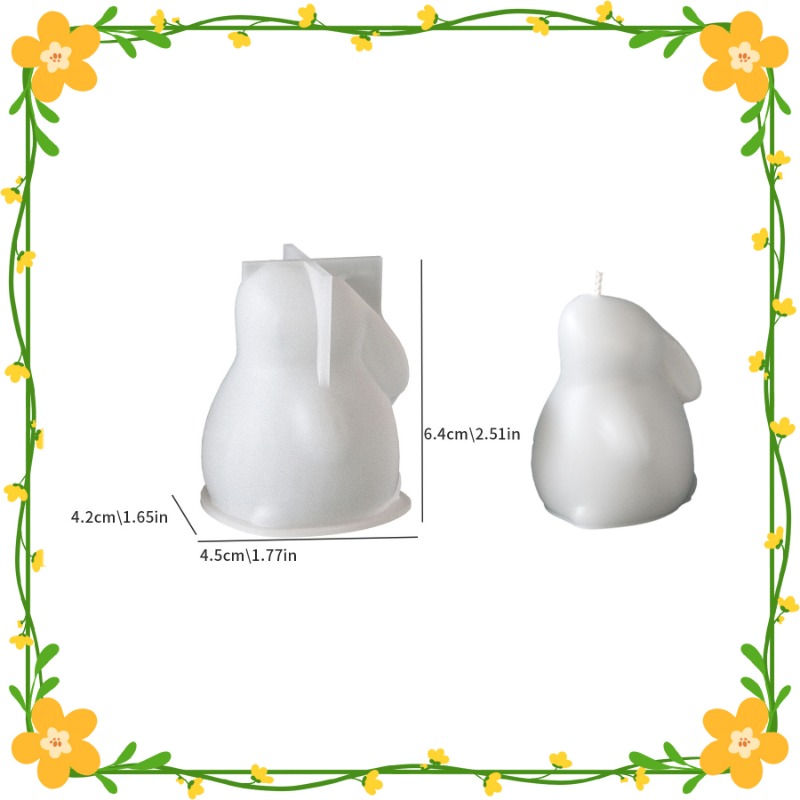 แม่พิมพ์ซิลิโคนรูปกระต่ายอีสเต - Candle Making Gel Wax บทวิจารณ์และราคา
