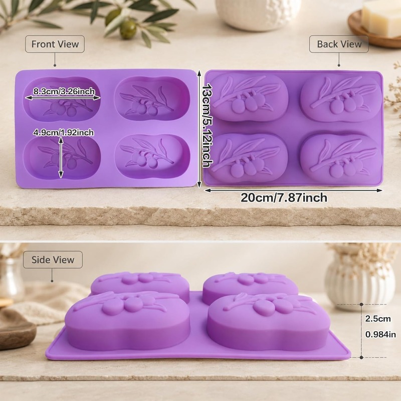 แม่พิมพ์ซิลิโคนรูปใบมะกอก สำหร - Candle Making Bath บทวิจารณ์และราคา