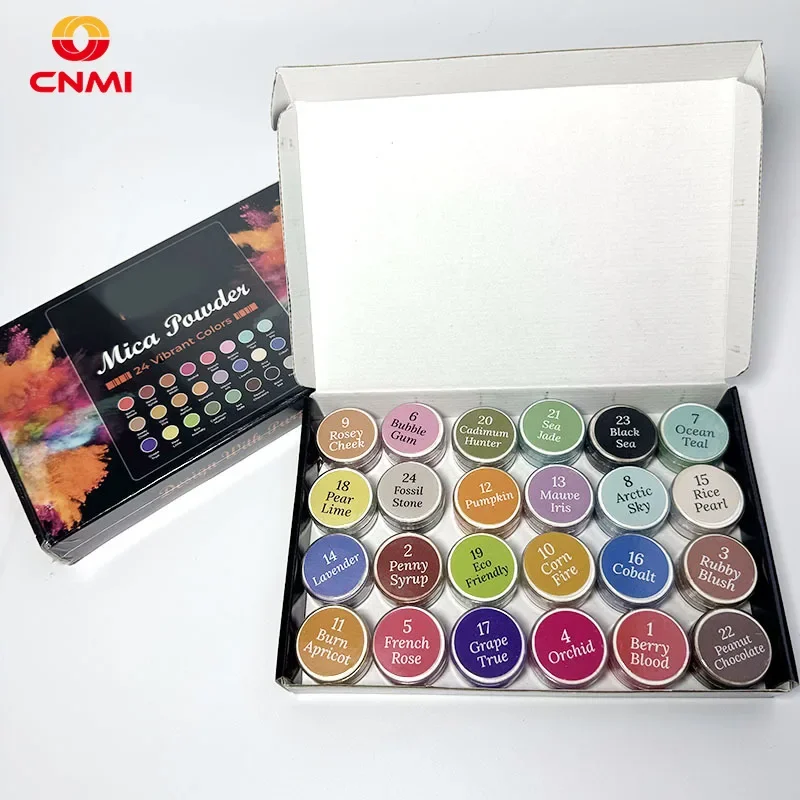 ผงไมก้า 24 สี 6 กรัม CNMI สีมุ - Candle Making Bath บทวิจารณ์และราคา