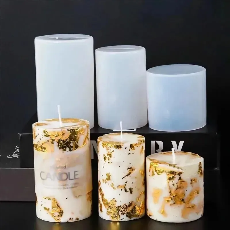 แม่พิมพ์เทียนซิลิโคนทรงกระบอก  - Candle Making Gel Wax บทวิจารณ์และราคา