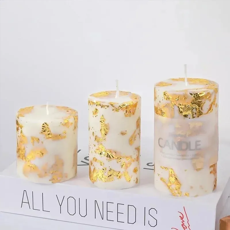 แม่พิมพ์เทียนซิลิโคนทรงกระบอก  - Candle Making Gel Wax บทวิจารณ์และราคา