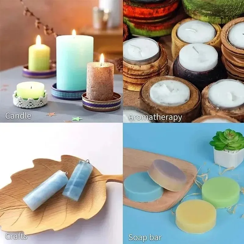 แม่พิมพ์เทียนซิลิโคนทรงกระบอก  - Candle Making Gel Wax บทวิจารณ์และราคา