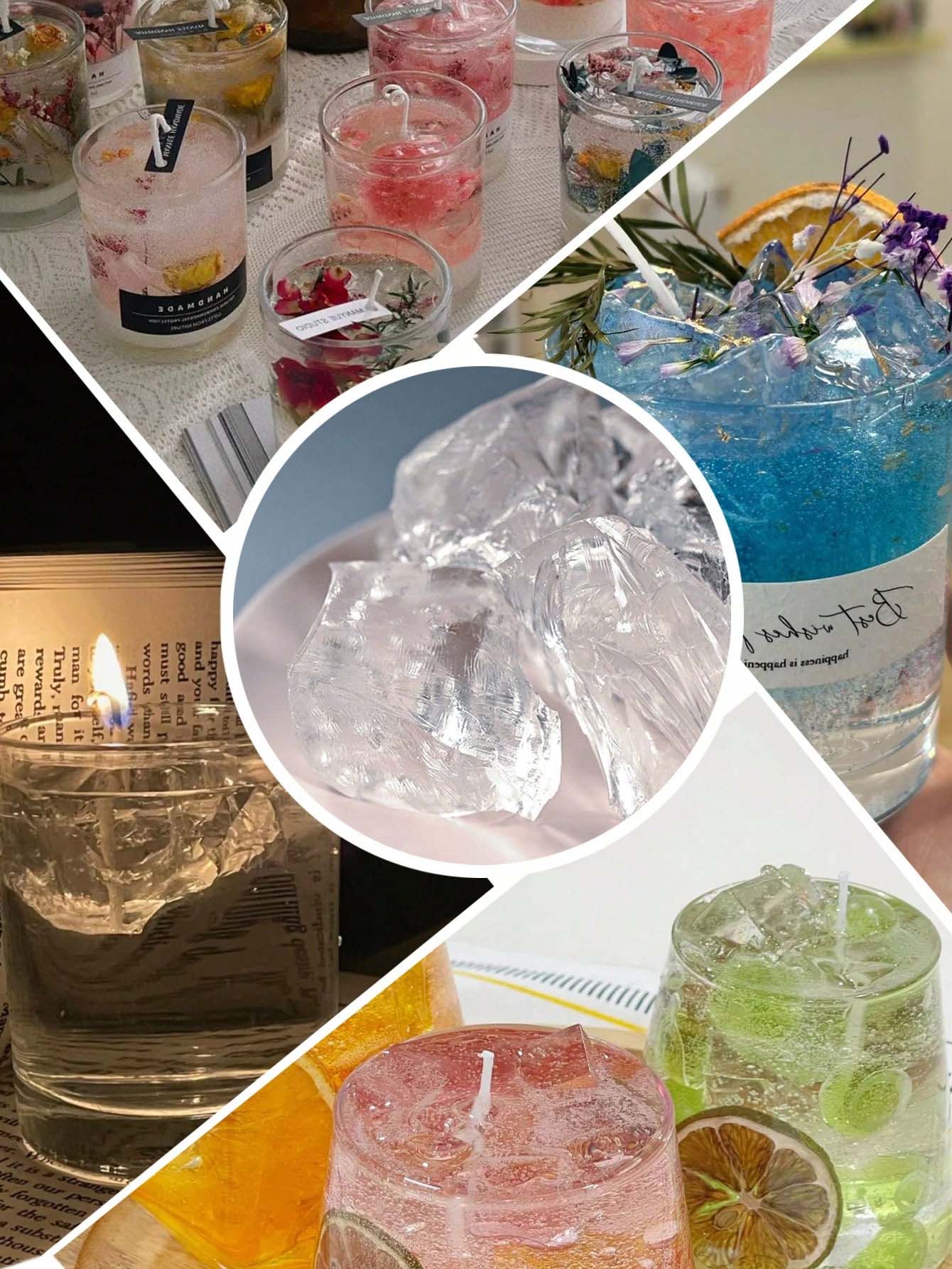 100 กรัม/500 กรัม/1 กิโลกรัม ข - Candle Making Gel Wax บทวิจารณ์และราคา