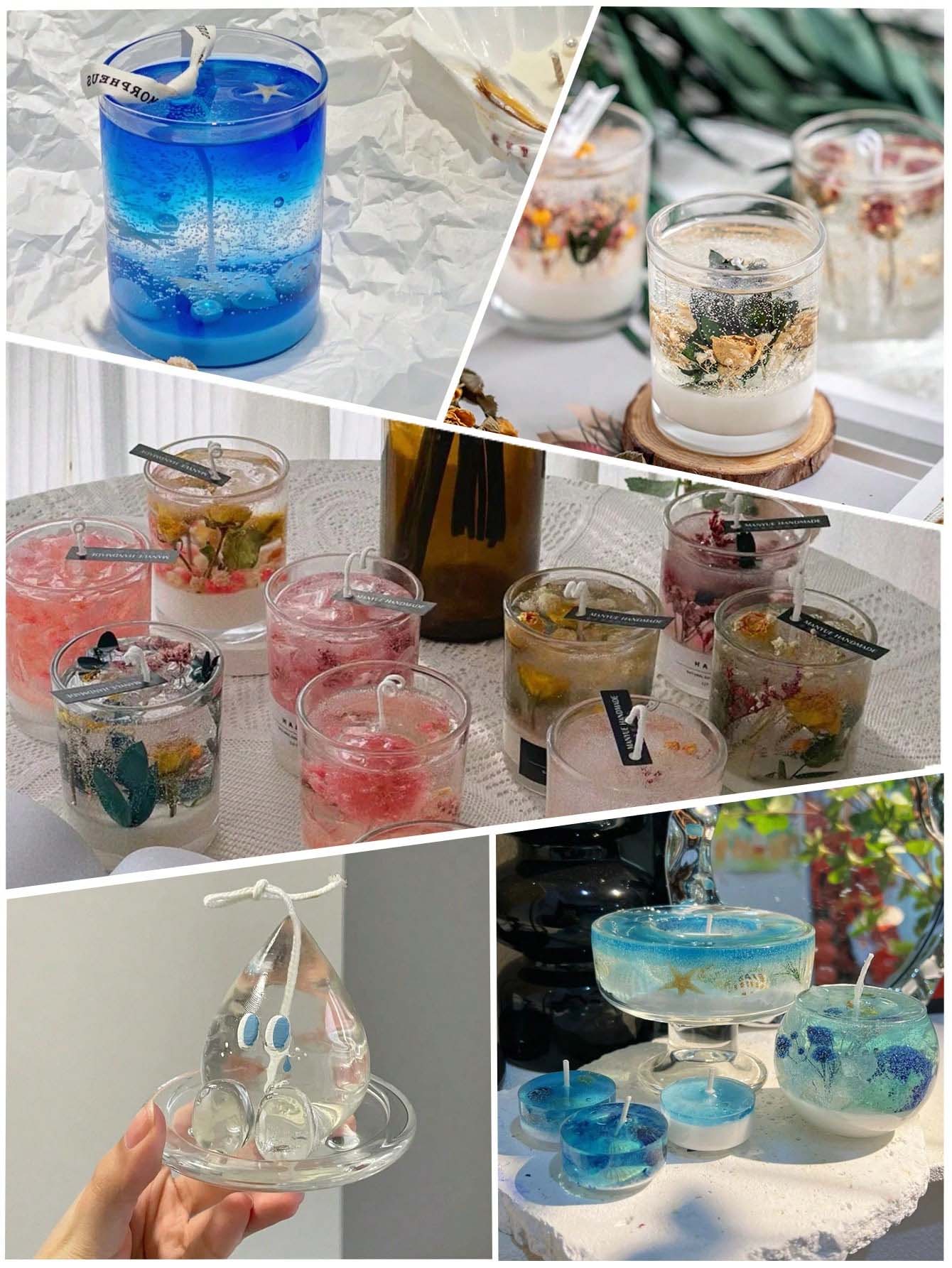 100 กรัม/500 กรัม/1 กิโลกรัม ข - Candle Making Gel Wax บทวิจารณ์และราคา