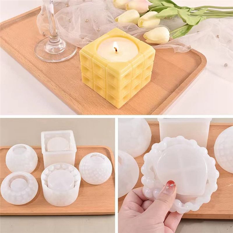 ชุดแม่พิมพ์เทียนซิลิโคน 5 ชิ้น - Candle Making Quantities บทวิจารณ์และราคา