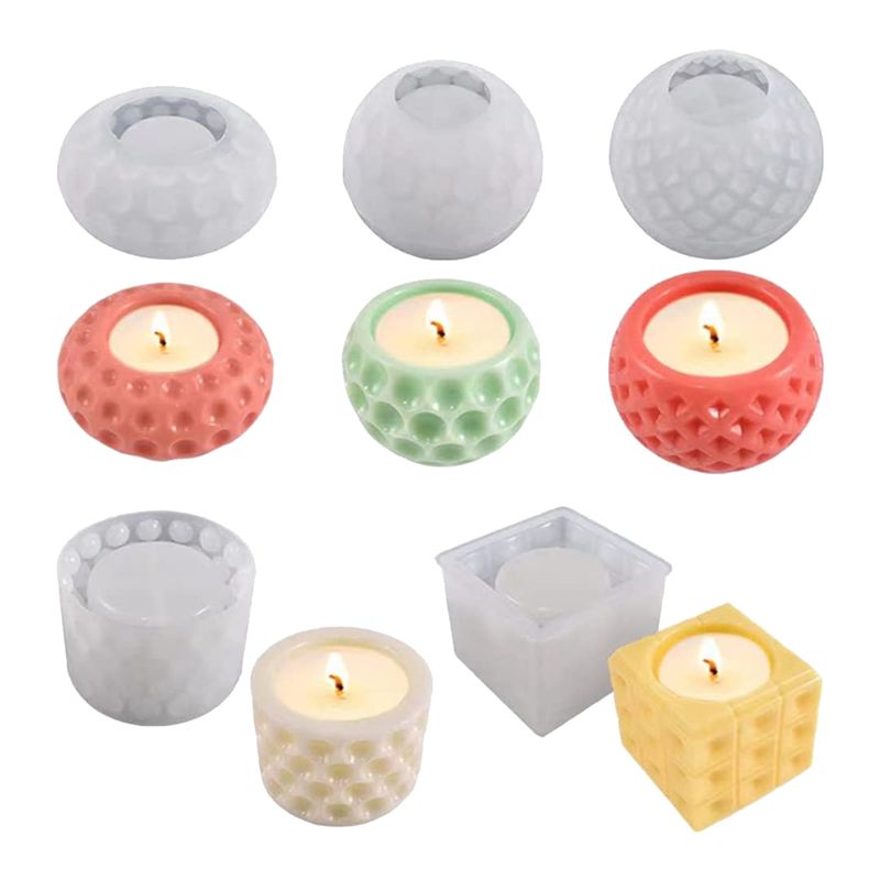 ชุดแม่พิมพ์เทียนซิลิโคน 5 ชิ้น - Candle Making Quantities บทวิจารณ์และราคา